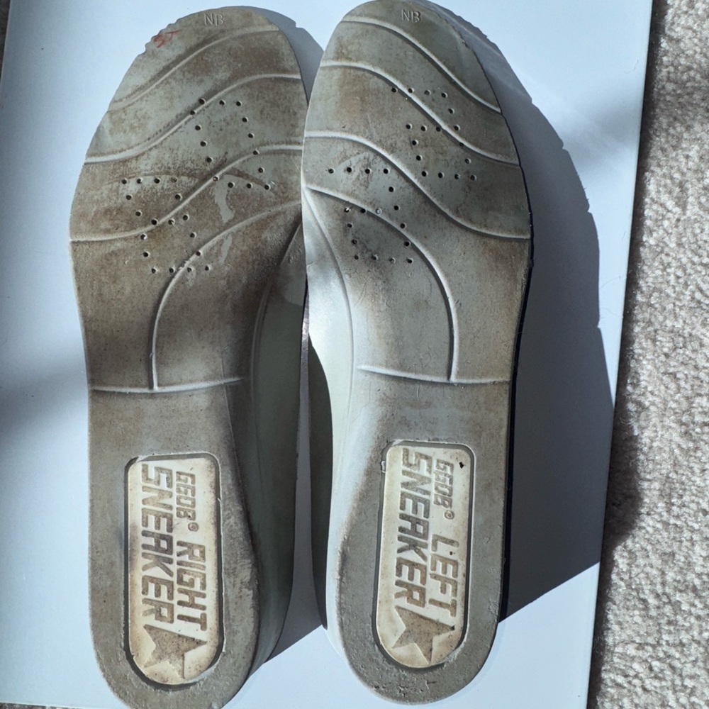 Golden Goose Slide Hi-Top Sneakers Taupe/Black/Blue/Red Partial Resole EUR 39 - Picture 12 of 16